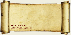 Anđela Vranjković vizit kartica